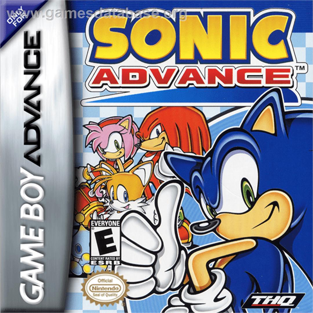 Sonic Advance - Nintendo Game Boy Advance - Artwork - Box