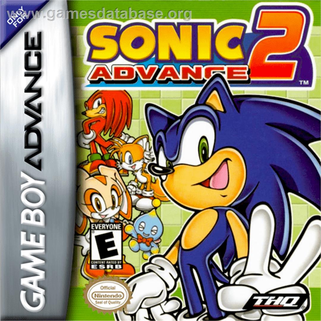Sonic Advance 2 - Nintendo Game Boy Advance - Artwork - Box