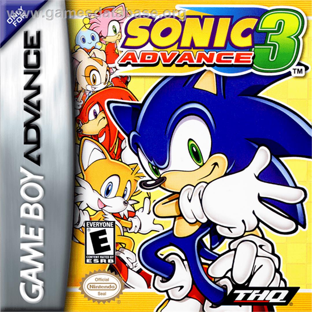 Sonic Advance 3 - Nintendo Game Boy Advance - Artwork - Box