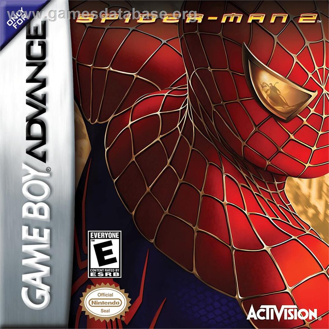 Spider-man 2 - Nintendo Game Boy Advance - Artwork - Box