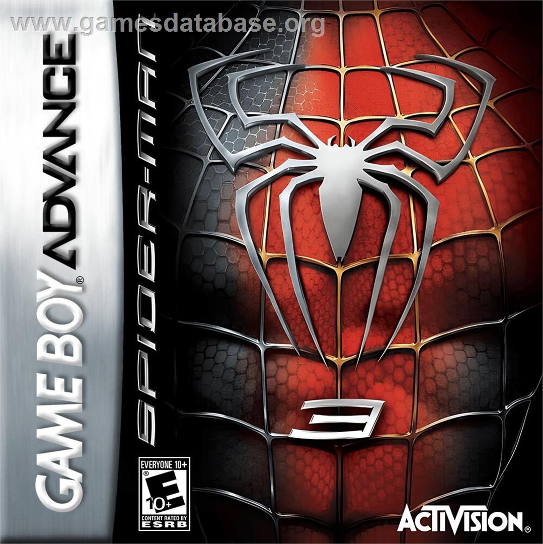 Spider-man 3 - Nintendo Game Boy Advance - Artwork - Box