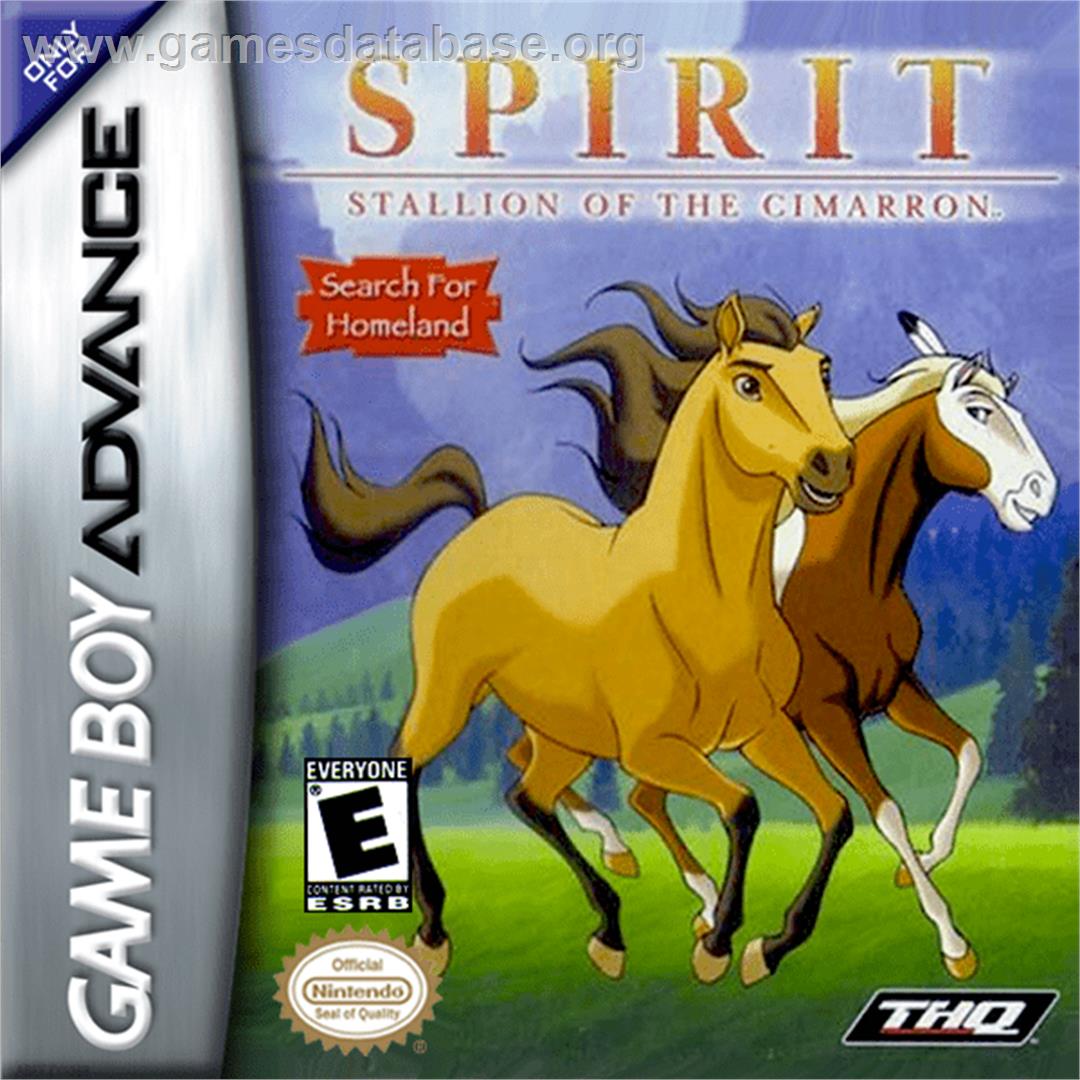 Spirit: Stallion of the Cimarron - Nintendo Game Boy Advance - Artwork - Box
