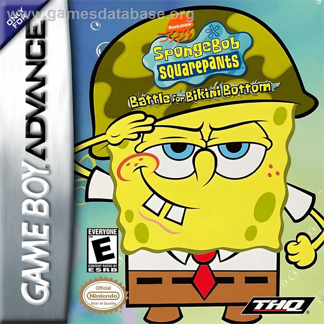 Spongebob Squarepants - Battle For Bikini Bottom - Nintendo Game Boy Advance - Artwork - Box