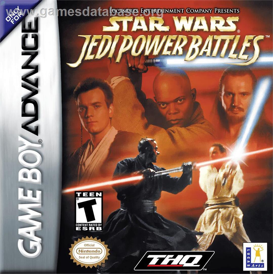 Star Wars - Jedi Power Battles - Nintendo Game Boy Advance - Artwork - Box