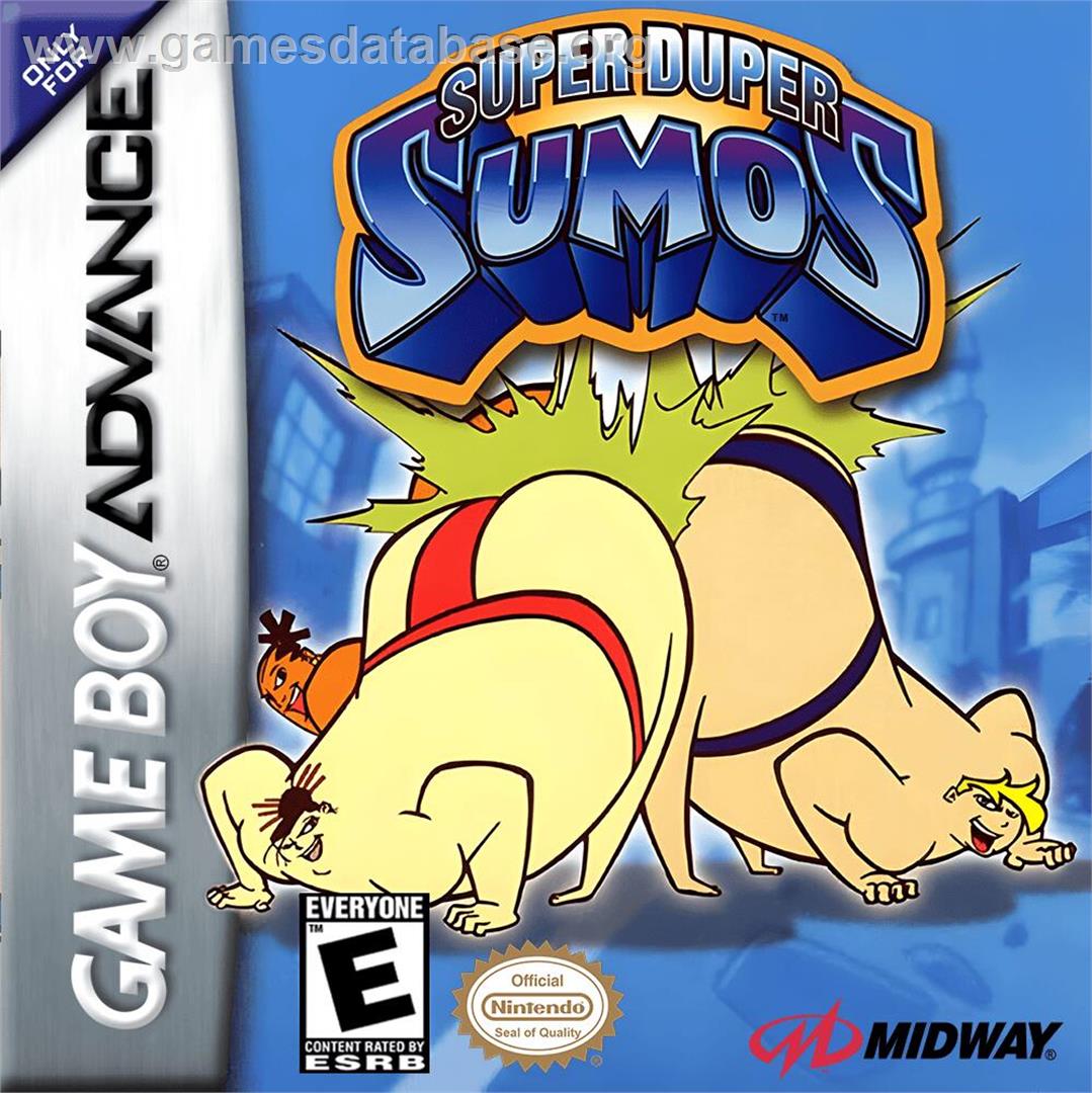 Super Duper Sumos - Nintendo Game Boy Advance - Artwork - Box
