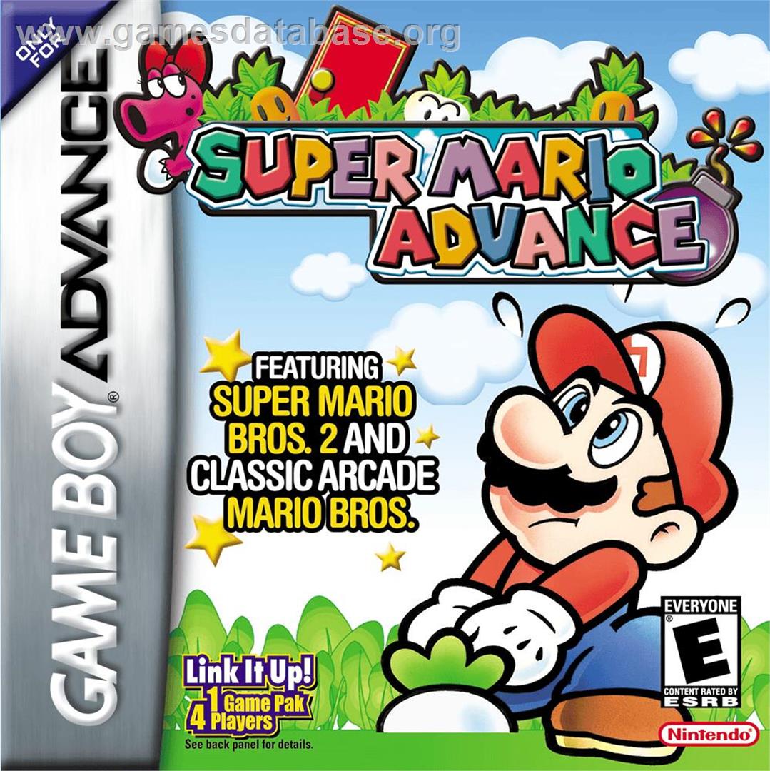 Super Mario Advance - Nintendo Game Boy Advance - Artwork - Box