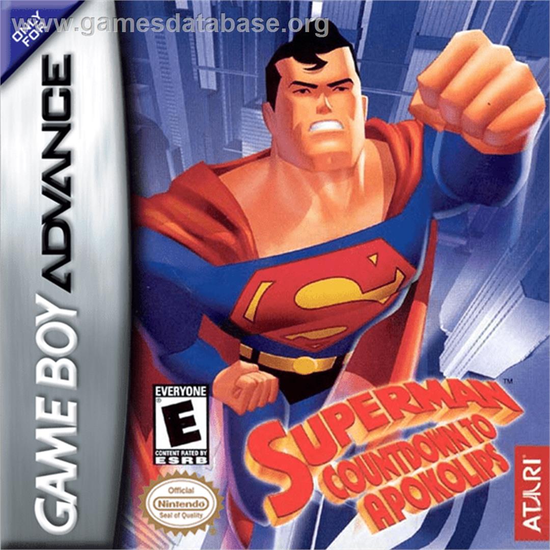 Superman: Countdown to Apokolips - Nintendo Game Boy Advance - Artwork - Box