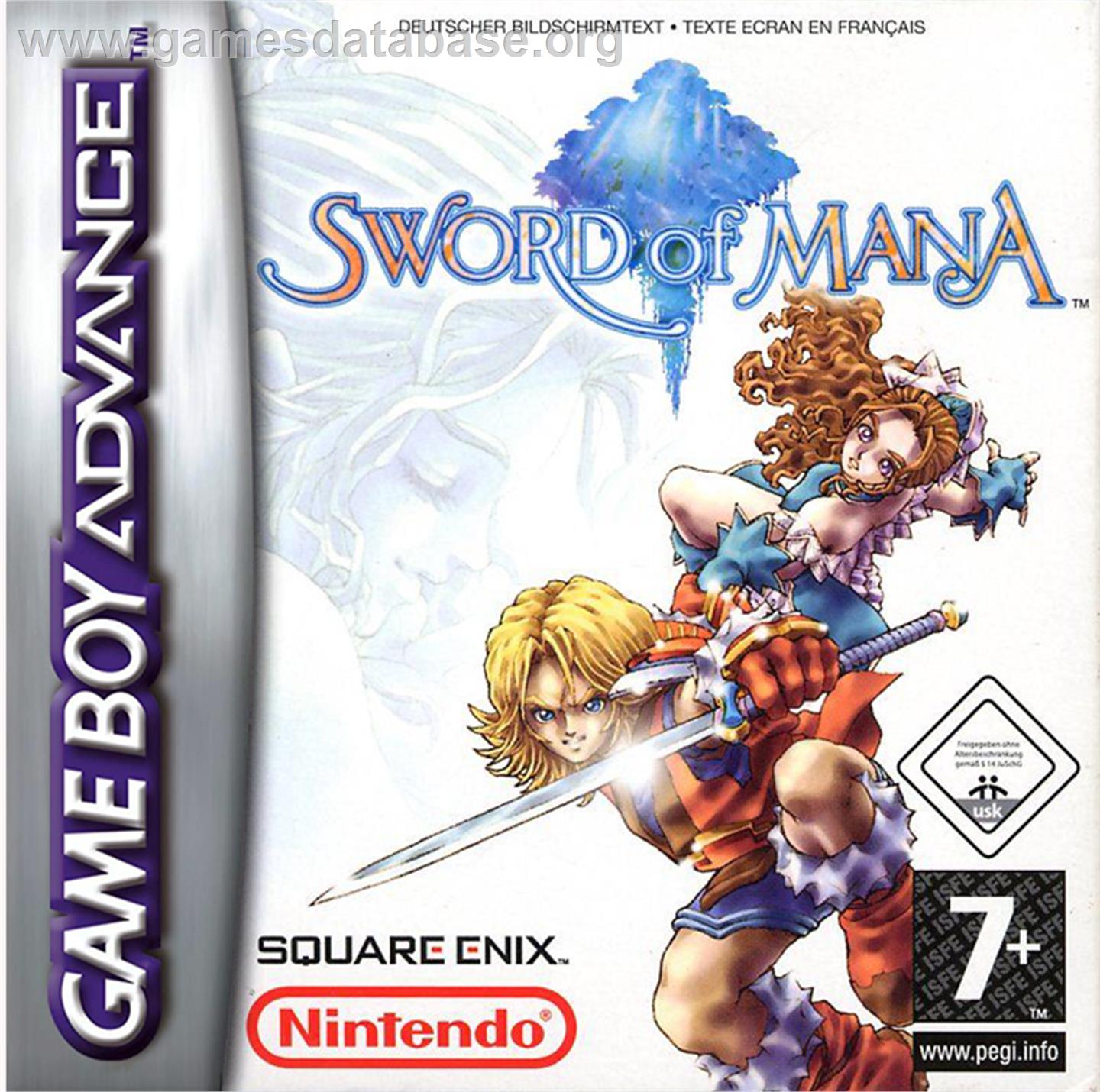 Sword of Mana - Nintendo Game Boy Advance - Artwork - Box