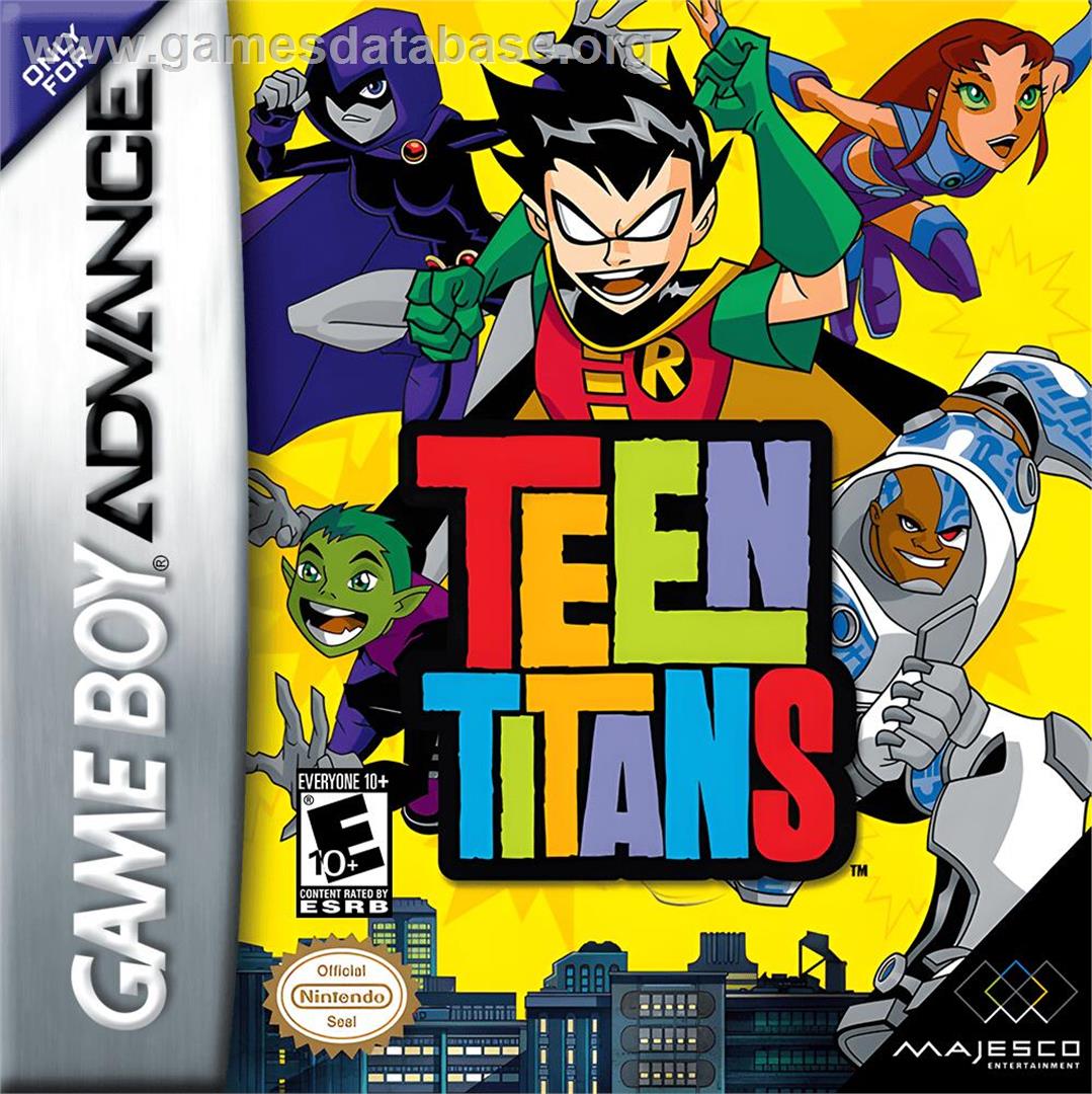 Teen Titans - Nintendo Game Boy Advance - Artwork - Box