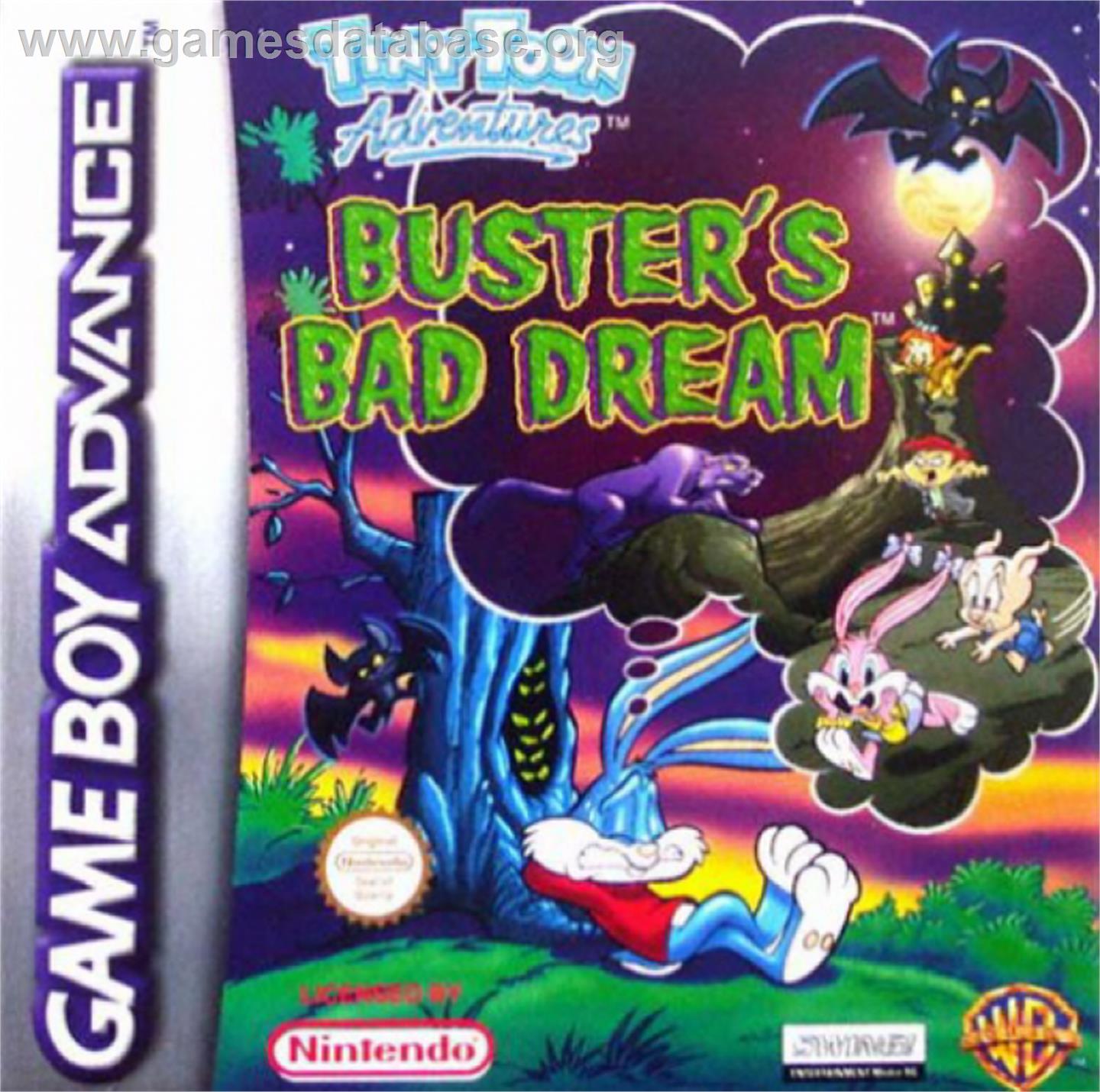 Tiny Toon Adventures: Buster's Bad Dream - Nintendo Game Boy Advance - Artwork - Box