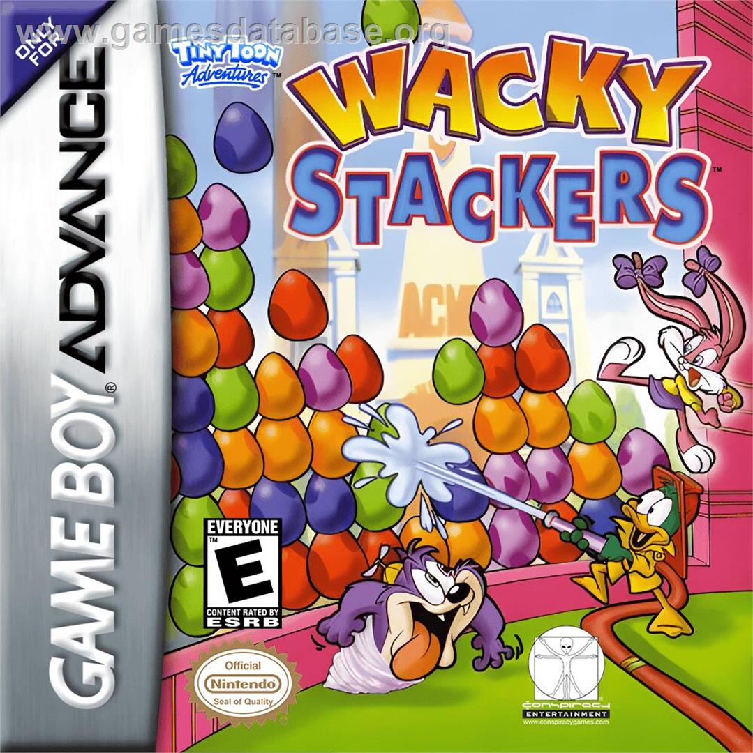 Tiny Toon Adventures - Wacky Stackers - Nintendo Game Boy Advance - Artwork - Box