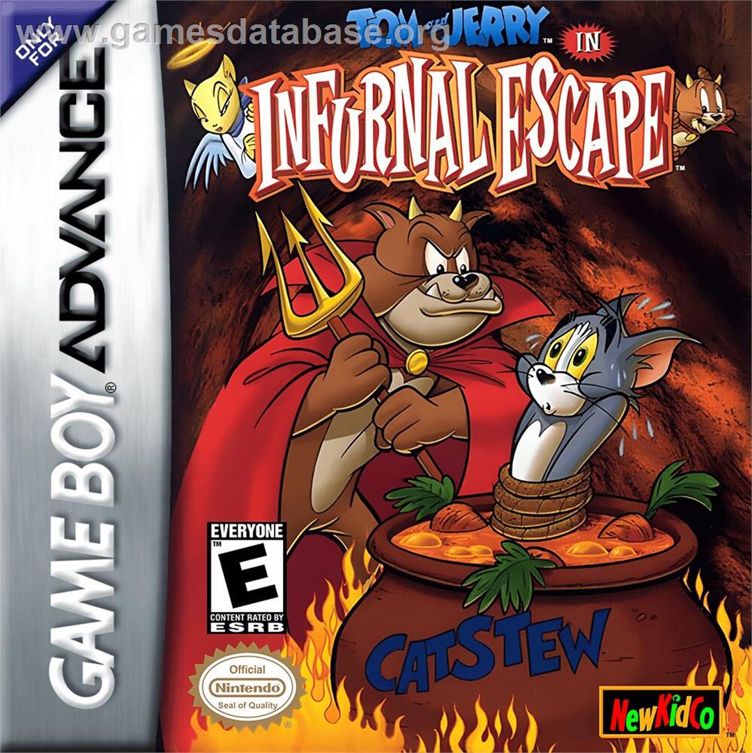 Tom And Jerry In Infurnal Escape - Nintendo Game Boy Advance - Artwork - Box