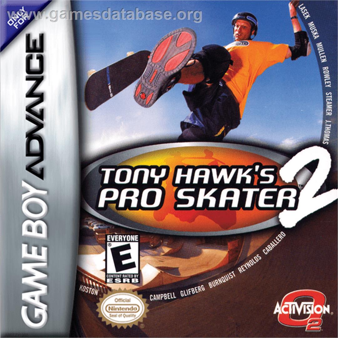 Tony Hawk's Pro Skater 2 - Nintendo Game Boy Advance - Artwork - Box