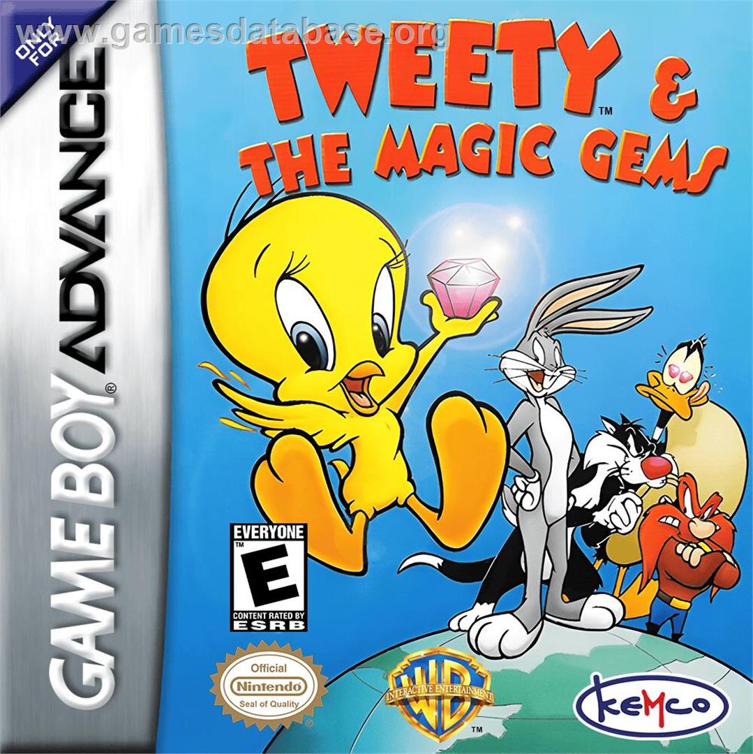 Tweety And The Magic Gems - Nintendo Game Boy Advance - Artwork - Box