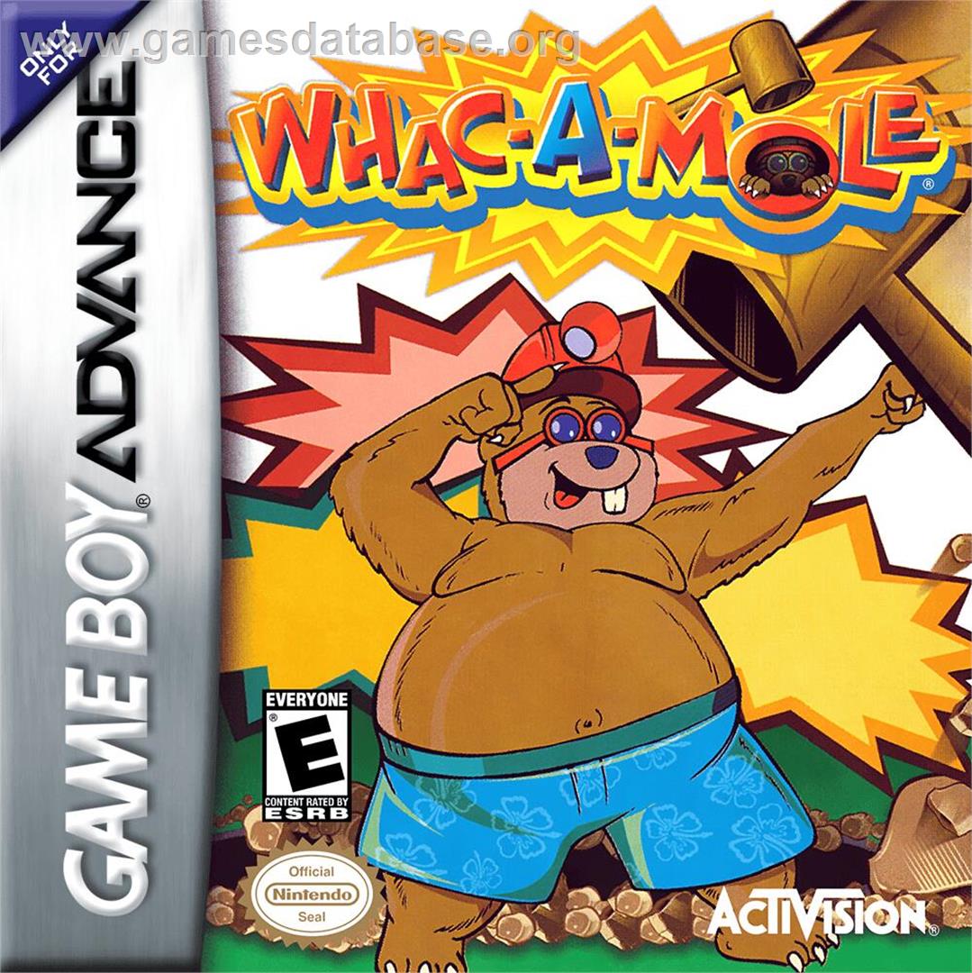 Whac-a-mole - Nintendo Game Boy Advance - Artwork - Box