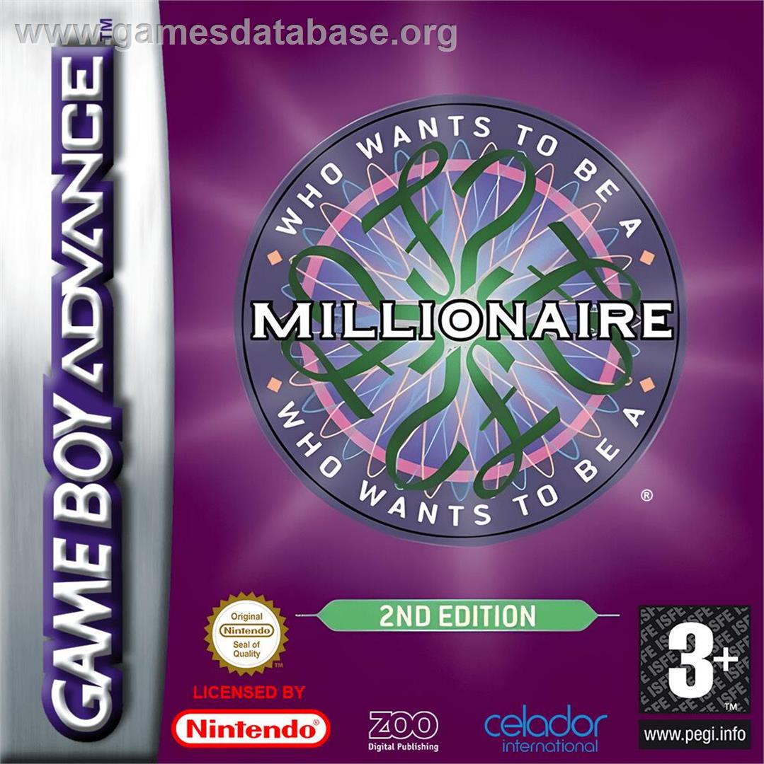 Who Wants To Be A Millionaire - 2nd Edition - Nintendo Game Boy Advance - Artwork - Box