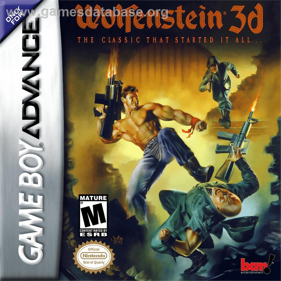 Wolfenstein 3D - Nintendo Game Boy Advance - Artwork - Box