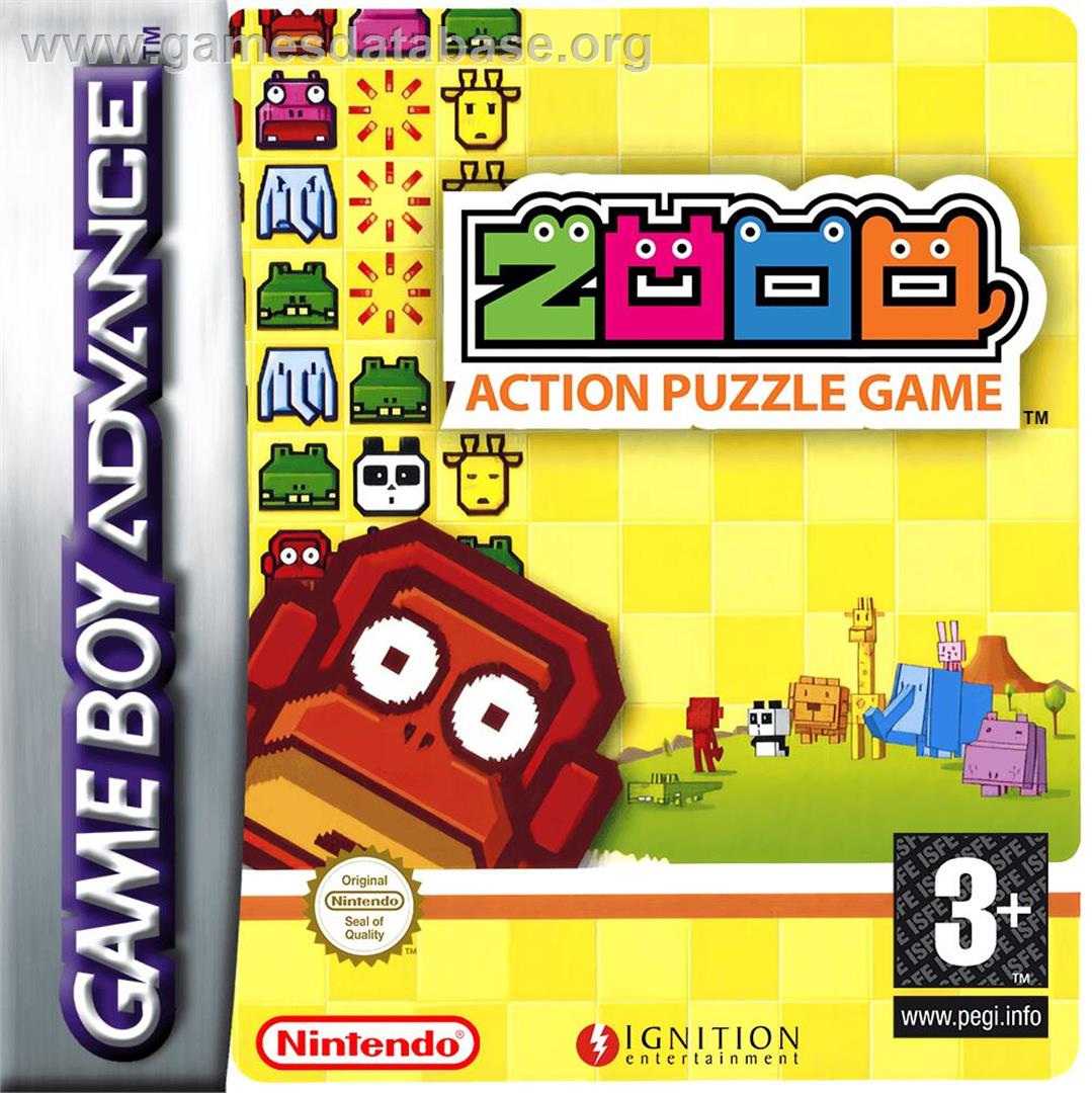 Zooo - Action Puzzle Game - Nintendo Game Boy Advance - Artwork - Box