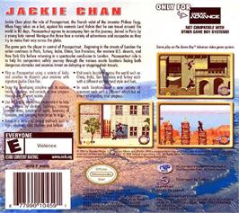 Box back cover for Around the World in 80 Days on the Nintendo Game Boy Advance.