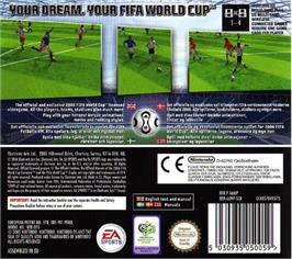 Box back cover for Fifa World Cup - Germany 2006 on the Nintendo Game Boy Advance.