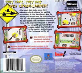 Box back cover for Hot Potato! on the Nintendo Game Boy Advance.