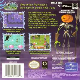 Box back cover for Monster Force on the Nintendo Game Boy Advance.