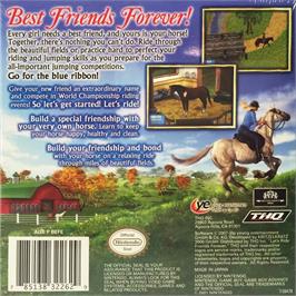 Box back cover for Pferd and Pony: Best Friends - Mein Pferd on the Nintendo Game Boy Advance.