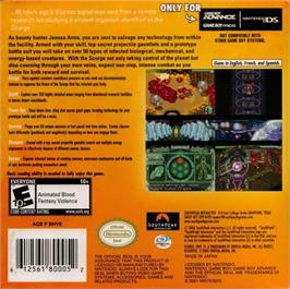 Box back cover for Scurge Hive on the Nintendo Game Boy Advance.