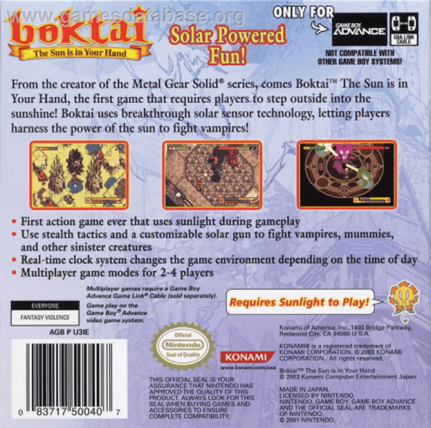 Did you know Kojima made a game that literally made gamers go outside to play? ☀️ Boktai: The Sun Is in Your Hand (2003) featured a real UV sensor on the GBA