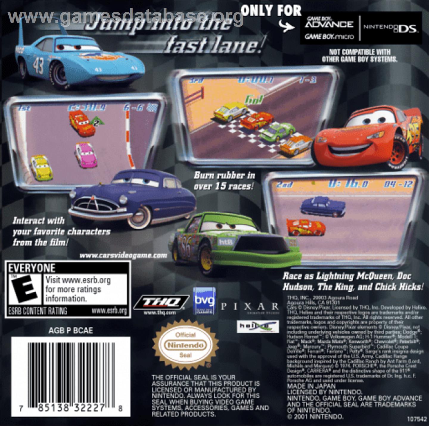 Coloris - Nintendo Game Boy Advance - Artwork - Box Back