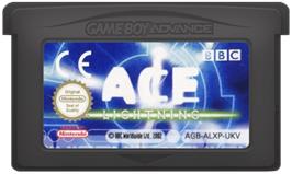 Cartridge artwork for Ace Lightning on the Nintendo Game Boy Advance.