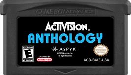 Cartridge artwork for Activision Anthology on the Nintendo Game Boy Advance.