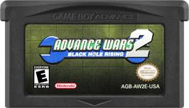 Cartridge artwork for Advance Wars 2 - Black Hole Rising on the Nintendo Game Boy Advance.