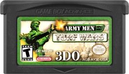 Cartridge artwork for Army Men - Turf Wars on the Nintendo Game Boy Advance.