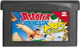Cartridge artwork for Asterix & Obelix - Bash Them All! on the Nintendo Game Boy Advance.