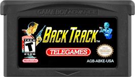 Cartridge artwork for Back Track on the Nintendo Game Boy Advance.