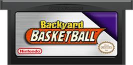 Cartridge artwork for Backyard Basketball on the Nintendo Game Boy Advance.