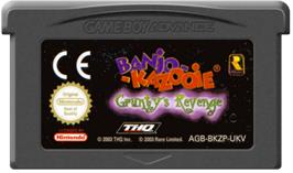 Cartridge artwork for Banjo-Kazooie: Grunty's Revenge on the Nintendo Game Boy Advance.