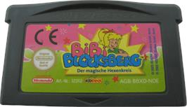 Cartridge artwork for Bibi Blocksberg - Der Magische Hexenkreis on the Nintendo Game Boy Advance.