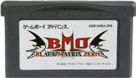 Cartridge artwork for Black/Matrix Zero on the Nintendo Game Boy Advance.