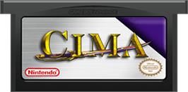 Cartridge artwork for CIMA: The Enemy on the Nintendo Game Boy Advance.