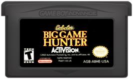 Cartridge artwork for Cabela's Big Game Hunter on the Nintendo Game Boy Advance.