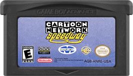 Cartridge artwork for Cartoon Network Speedway on the Nintendo Game Boy Advance.