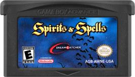 Cartridge artwork for Castleween on the Nintendo Game Boy Advance.
