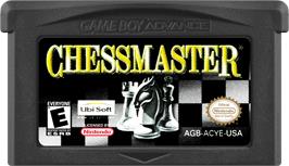 Cartridge artwork for Chessmaster on the Nintendo Game Boy Advance.