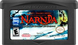 Cartridge artwork for Chronicles Of Narnia, The - The Lion, The Witch And The Wardrobe on the Nintendo Game Boy Advance.