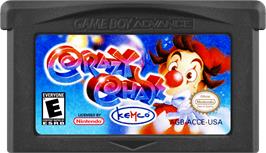 Cartridge artwork for Crazy Chase on the Nintendo Game Boy Advance.