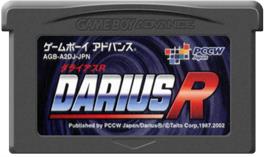 Cartridge artwork for Darius R on the Nintendo Game Boy Advance.