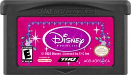 Cartridge artwork for Disney Princesse on the Nintendo Game Boy Advance.