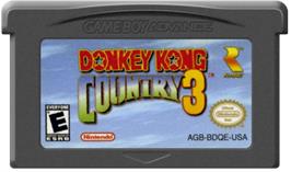 Cartridge artwork for Donkey Kong 3 on the Nintendo Game Boy Advance.